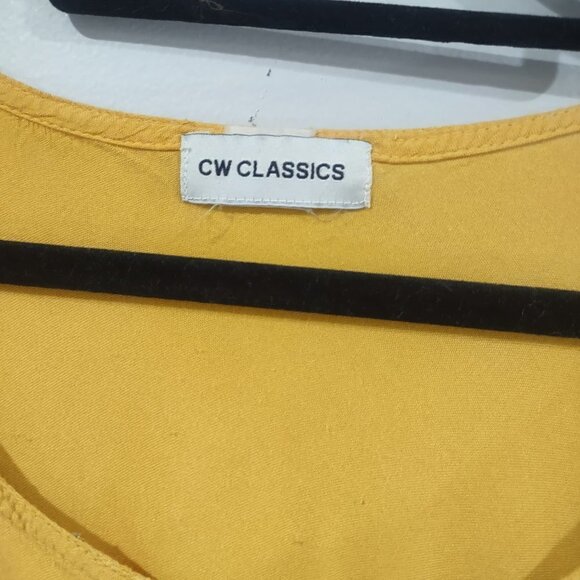 Women's Yellow Swim Coverup Hand painted One Size - Picture 5 of 7